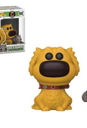 Dug days POP! 1092 Vinyl Figure Dug & Squirrel 9 cm