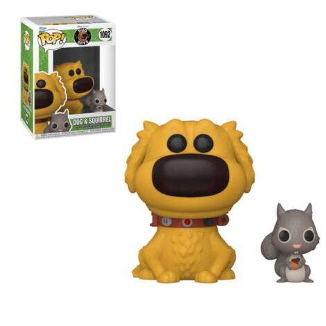 Dug days POP! 1092 Vinyl Figure Dug & Squirrel 9 cm