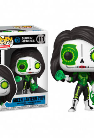 DC Super Heroes POP! Heroes 411 Vinyl Figure Green Lantern (Jessica Cruz) 9 cm