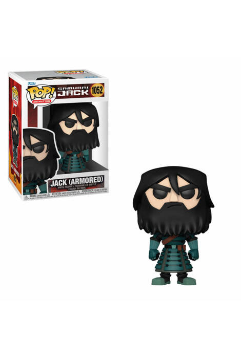 Samurai Jack POP! Animation 1052 Vinyl Figure Jack (Armored) 9 cm