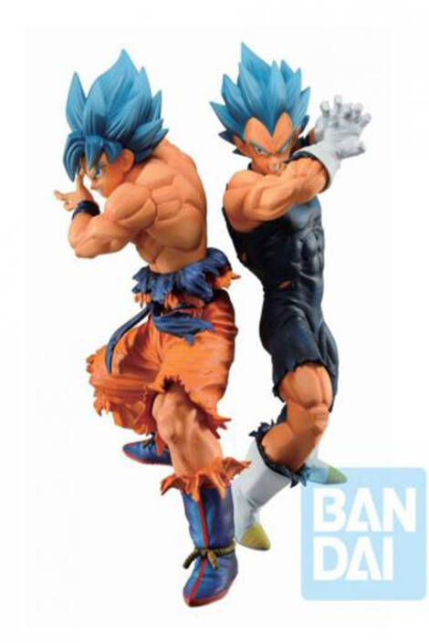 Dragon Ball Super PVC Statue SSGSS Son Goku & SSGSS Vegeta (vs Omnibus Super) 21 cm Ichibansho