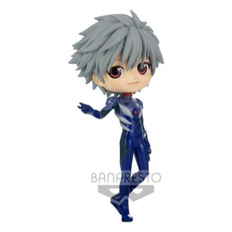Evangelion: New Theatrical Edition PVC Statue Kaworu Nagisa Plugsuit Style Q Posket 14 cm Banpresto