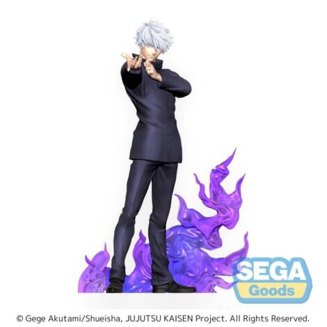 Jujutsu Kaisen PVC Statue Satoru Gojo SPM Kyoshiki Murasaki 22 cm Sega