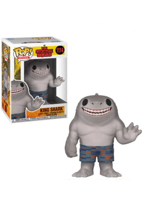 The suicide squad POP! Movies 1114 Vinyl Figure King Shark 9 cm