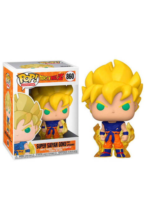 Dragon Ball Z POP! Animation 860 Vinyl Figure Super Sayan Goku (First appearance) 9 cm