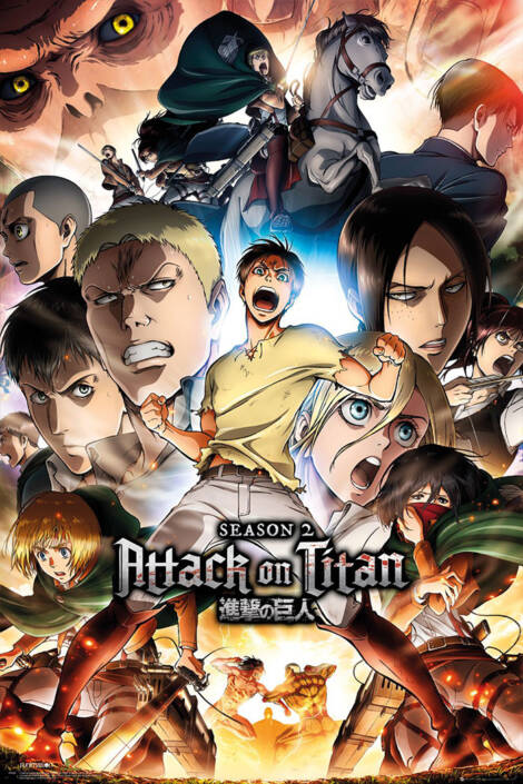 Attack on titan - Season 2 - Poster