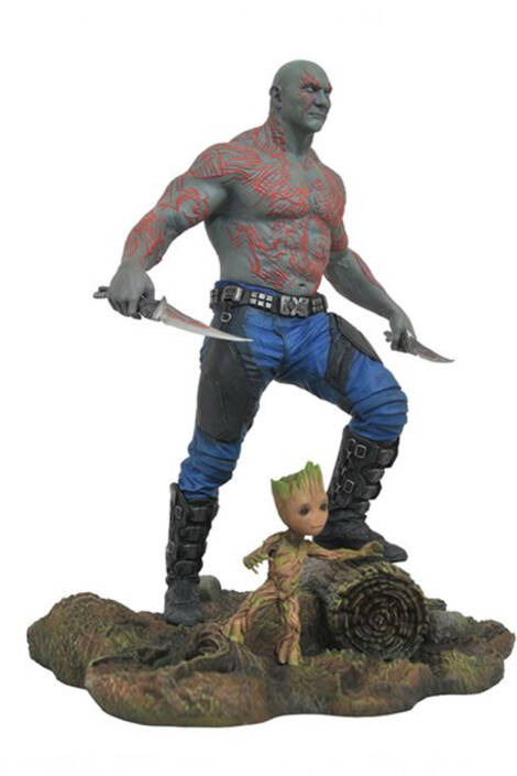 Guardians of the Galaxy Vol.2 PVC Statue Drax & Baby Groot Marvel Gallery 25 cm Diamond Select