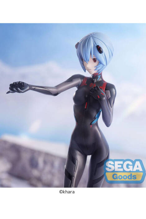 Evangelion: 3.0+1.0 Thrice Upon a Time PVC Statue Rei Ayanami (Tentative Name) Hand Over SPM 21 cm Sega