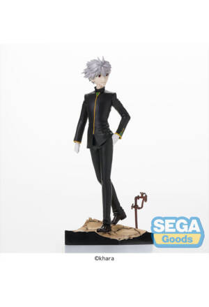 Evangelion: 3.0+1.0 Thrice Upon a Time PVC Statue Kaworu Nagisa Commander Suit Ver. SPM Vignetteum 19 cm Sega