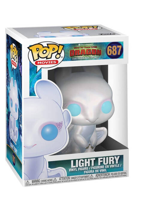 How to train your dragon: The hidden world POP! Movies 687 Vinyl Figure Light Fury 9 cm