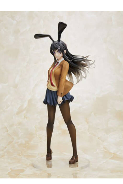 Rascal does not dream of bunny girl senpai PVC Statue Mai Sakurajima School Uniform Bunny Ver. 20 cm Taito