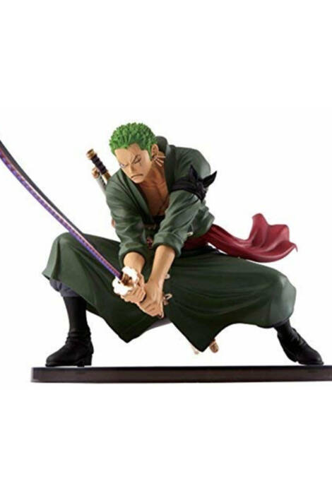 One piece PVC Statue Roronoa Zoro Scultures World 13 cm Banpresto
