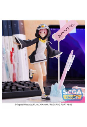 Re:Zero: Starting life in another world PVC Statue Ram Kotoriasobi Pink 20 cm Sega
