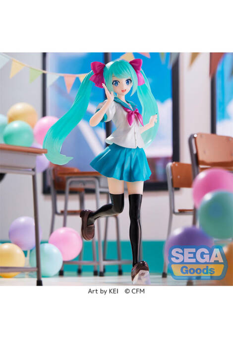 Hatsune Miku Luminasta PVC Statue Hatsune Miku 16th Anniversary KEI Ver. 18 cm