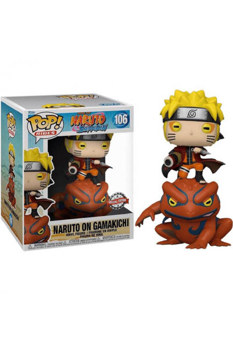 Naruto Shippuden POP! Rides 106 Vinyl Figure Naruto on Gamakichi 15 cm - Special edition