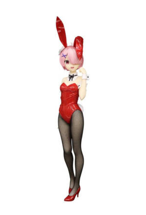 Re:Zero: Starting life in another world PVC Statue Ram Red Color Ver. BiCute Bunnies 29 cm Furyu