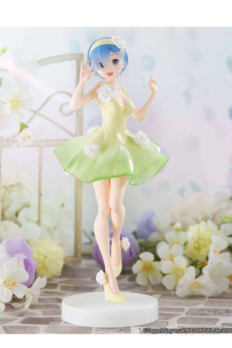 Re:Zero: Starting life in another world PVC Statue Rem Flower Dress Trio-Try-iT 21 cm Furyu