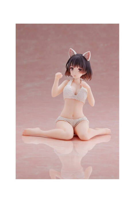 Saekano: How to raise a boring girlfriend PVC Statue Megumi Kato Cat Roomwear Ver. 11 cm Taito