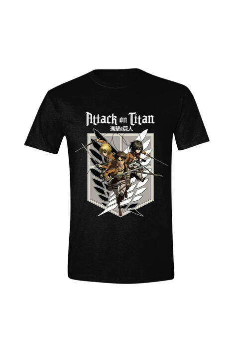 Attack on Titan Protecting the city Black PCMerch T-Shirt L