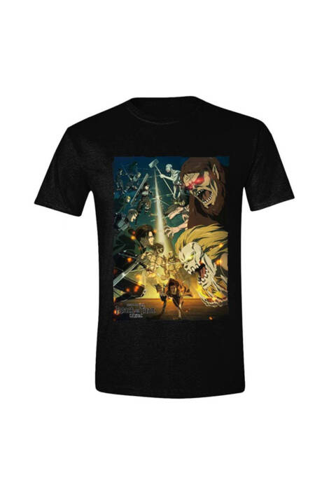 Attack on Titan The Final Season The Fight Men's PCMerch T-Shirt Black XL