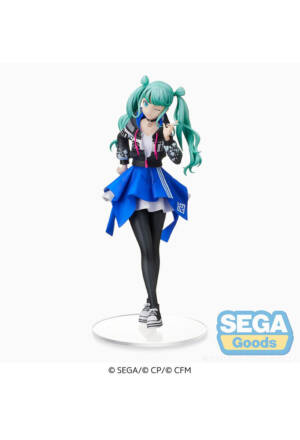 Hatsune Miku PVC Statue Miku Strret Sekai SPM 21 cm Sega