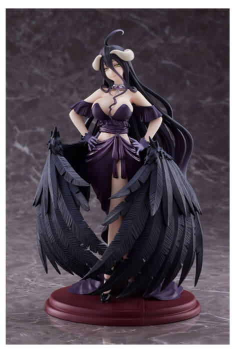 Overlord PVC Statue Albedo Black Dress Ver. AMP 20 cm Taito