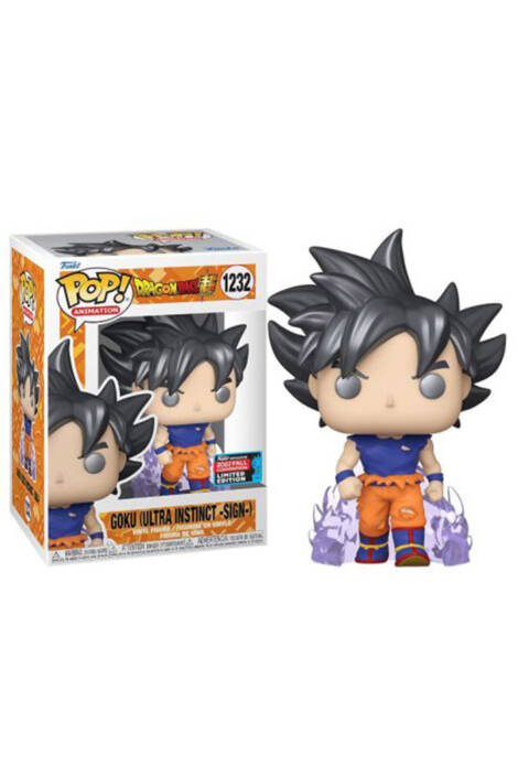 Dragon Ball Super POP! Animation 1232 Vinyl Figure Goku (Ultra Instinct -Sign-) 9 Cm - Special edition