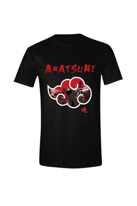 Naruto Akatsuki Black T-Shirt L