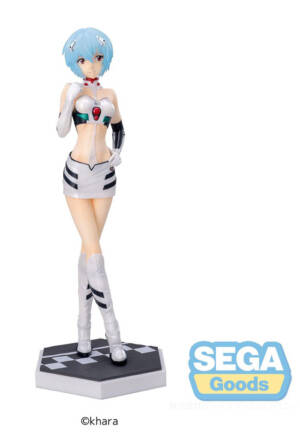 Evangelion PVC Statue Rei Ayanami Racing Pit Walk Luminasta 21 cm Sega