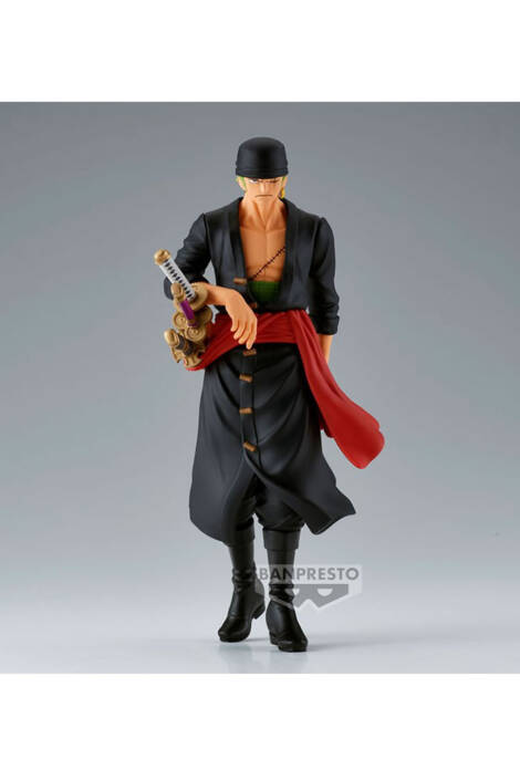 One Piece PVC Statue Roronoa Zoro DXF The Shukko 17 cm Banpresto