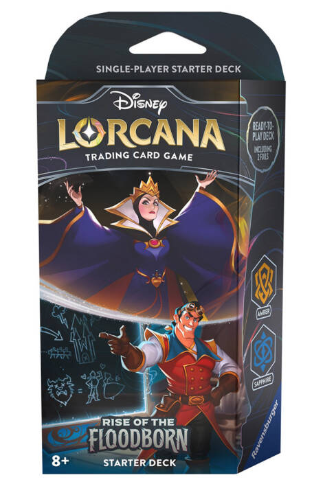 Disney Lorcana Trading Card Game: Rise of the Floodborn - Amber / Sapphire Starter Deck [ENG]