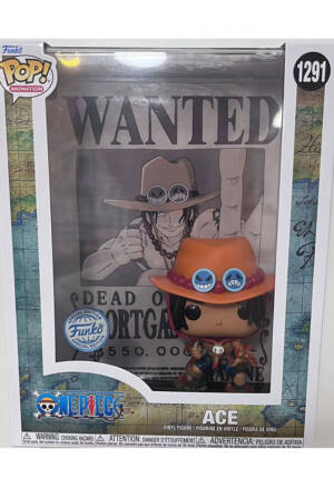 One Piece POP! Animation 1291 Vinyl Figure Ace 9 cm - Special edition