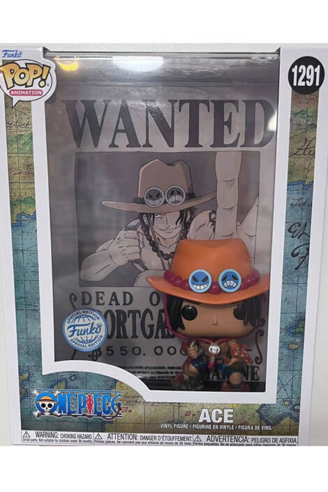 One Piece POP! Animation 1291 Vinyl Figure Ace 9 cm - Special edition