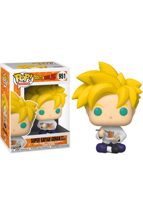 Dragon Ball Z POP! Animation 951 Vinyl Figure Super Saiyan Gohan with noodles 9 cm