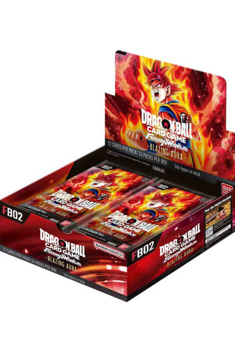 Dragon Ball Super Card Games Fusion World: FP02 Blazing aura - Play Booster Display (24) [ENG]