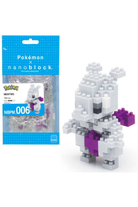 Pokemon - Nanoblock - NBPM_006 Mewtwo (130 pezzi)