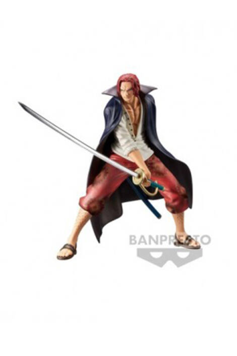 One Piece PVC Statue Shanks Battle Record Posing 15 cm Banpresto
