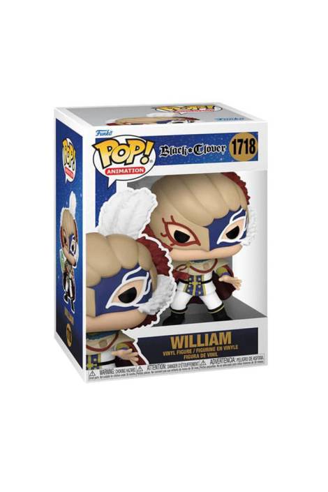 Black Clover POP! Animation 1718 Vinyl Figure William 9 cm
