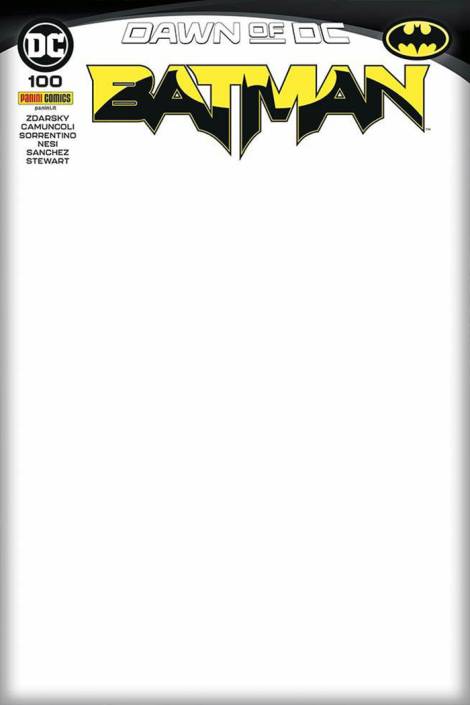Batman #100 - Blank cover