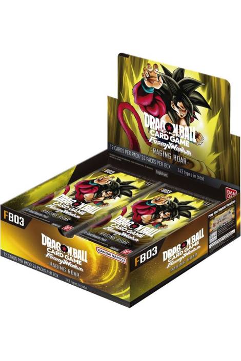 Dragon Ball Super Card Games Fusion World: FB03 Raging roar - Play Booster Display (24) [ENG]
