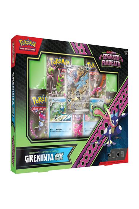 Pokemon Trading Card Game: Scarlatto e Violetto Secreto fiabesco - Collezione illustrazione Greninja EX [ITA]