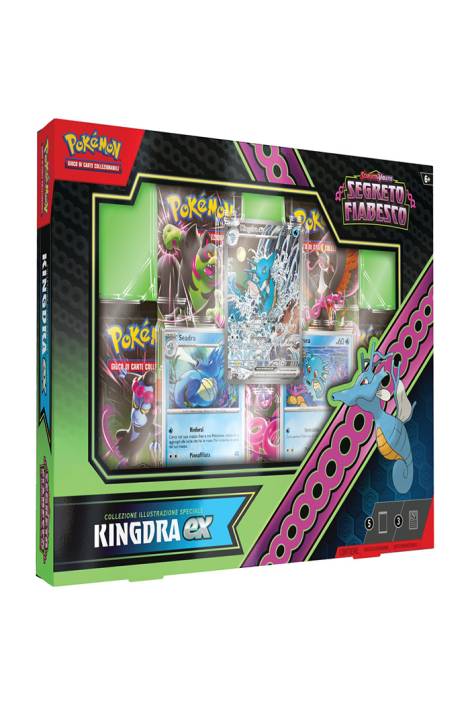 Pokemon Trading Card Game: Scarlatto e Violetto Secreto fiabesco - Collezione illustrazione Kingdra EX [ITA]