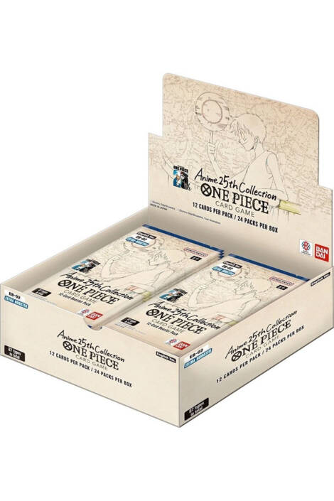 One Piece Card Game EB-02 Extra Booster Anime 25th Collection - Play Booster Display (24) [ENG]