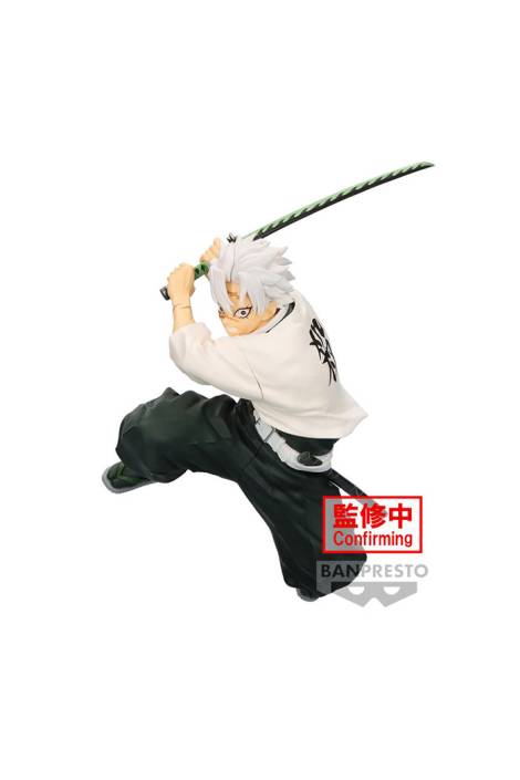 Demon slayer: Kimetsu no Yaiba PVC Statue Sanemi Shinazugawa Vibration Stars 14 cm Banpresto