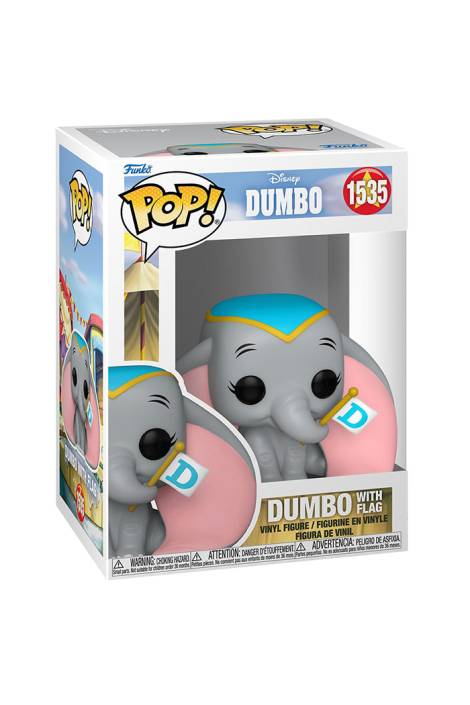 Dumbo POP! Disney 1535 Vinyl Figure Dumbo with flag 9 cm