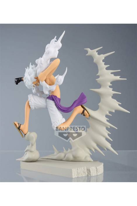 One piece PVC Statue Monkey D. Luffy Gear 5 Senkozekkei 7 cm Banpresto