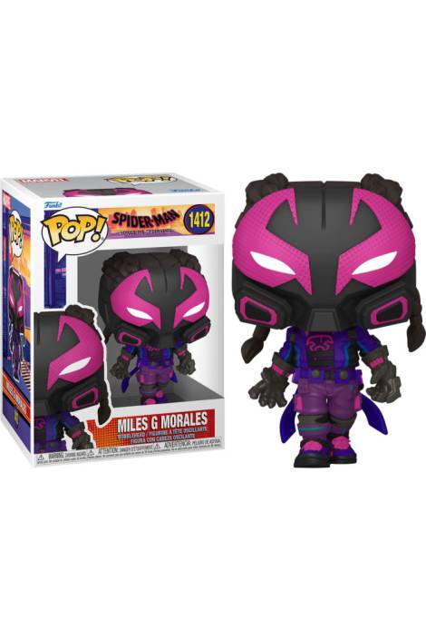 Spider-man: Across the Spider-verse POP! 1412 Vinyl Figure Miles G Morales 9 cm