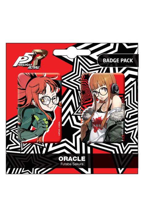 Persona 5 Royal - Pin Badges Pack Set Oracle (Futaba Sakura)