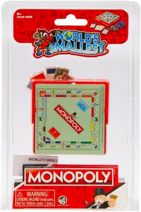 World's smallest - Monopoly