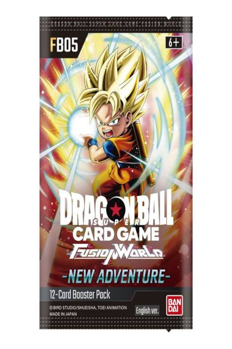 Dragon Ball Super Card Games Fusion World: FB05 New adventure - Play Booster pack [ENG]